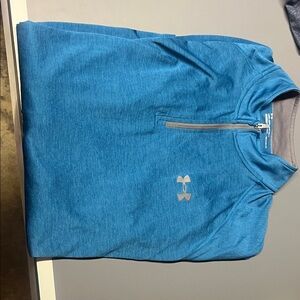 Under Armour Teal Quarter-Zip Top